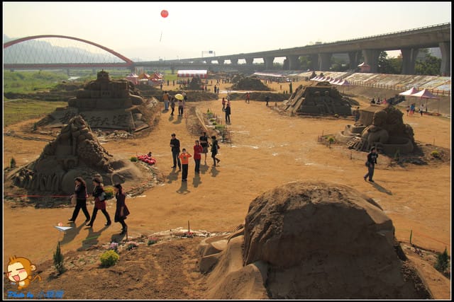 《遊記—南投》2012貓羅溪沙雕藝術節～不一樣的國片『藝』沙雕！