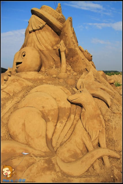 《遊記—南投》2012貓羅溪沙雕藝術節～不一樣的國片『藝』沙雕！