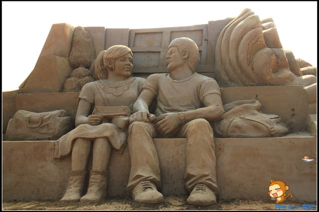 《遊記—南投》2012貓羅溪沙雕藝術節～不一樣的國片『藝』沙雕！