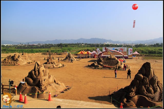 《遊記—南投》2012貓羅溪沙雕藝術節～不一樣的國片『藝』沙雕！