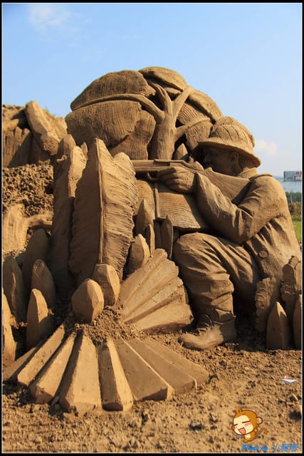 《遊記—南投》2012貓羅溪沙雕藝術節～不一樣的國片『藝』沙雕！