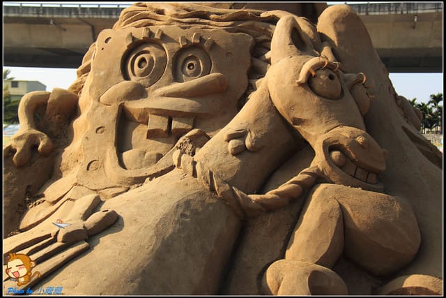《遊記—南投》2012貓羅溪沙雕藝術節～不一樣的國片『藝』沙雕！