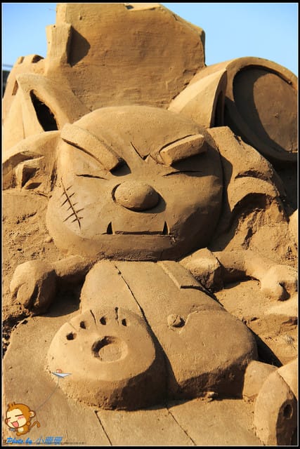 《遊記—南投》2012貓羅溪沙雕藝術節～不一樣的國片『藝』沙雕！