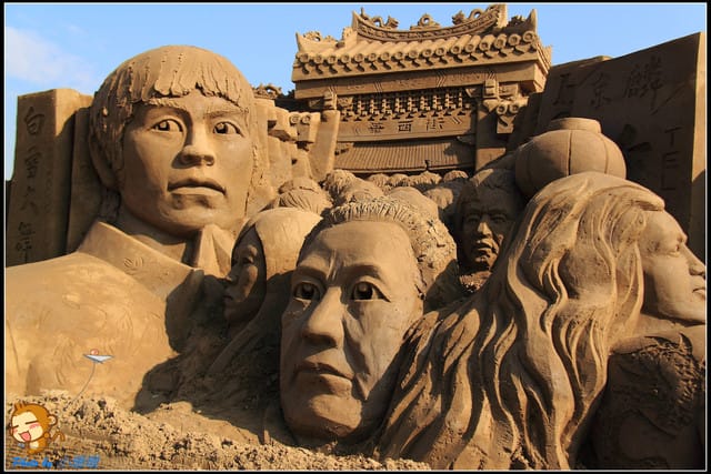 《遊記—南投》2012貓羅溪沙雕藝術節～不一樣的國片『藝』沙雕！