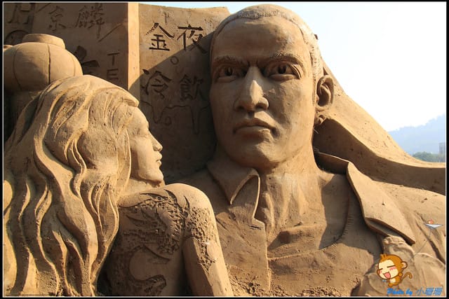 《遊記—南投》2012貓羅溪沙雕藝術節～不一樣的國片『藝』沙雕！