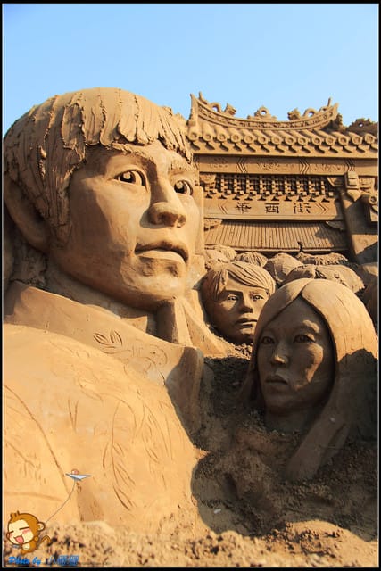 《遊記—南投》2012貓羅溪沙雕藝術節～不一樣的國片『藝』沙雕！