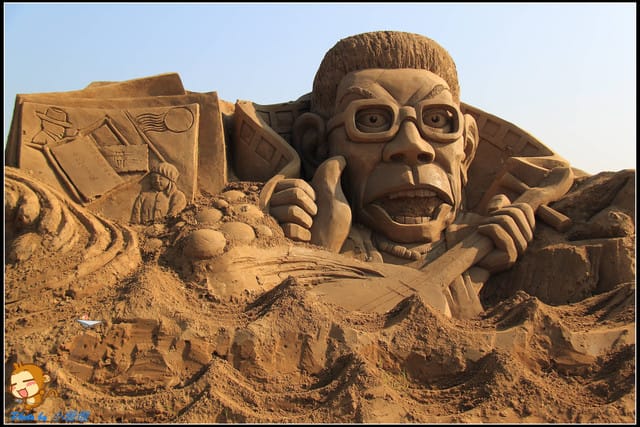 《遊記—南投》2012貓羅溪沙雕藝術節～不一樣的國片『藝』沙雕！