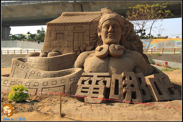 《遊記—南投》2012貓羅溪沙雕藝術節～不一樣的國片『藝』沙雕！