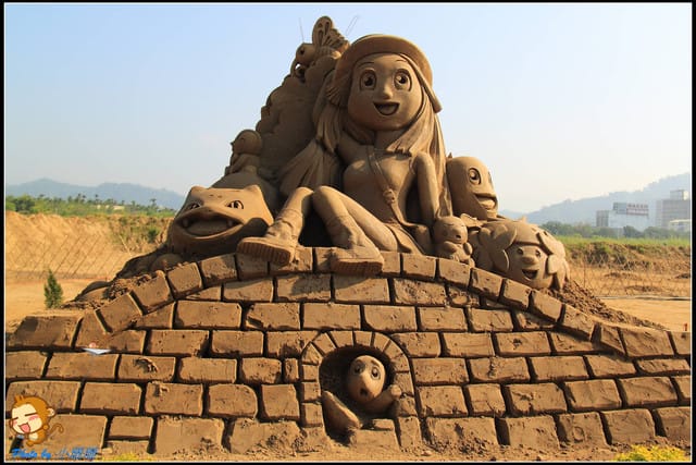 《遊記—南投》2012貓羅溪沙雕藝術節～不一樣的國片『藝』沙雕！