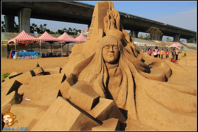 《遊記—南投》2012貓羅溪沙雕藝術節～不一樣的國片『藝』沙雕！