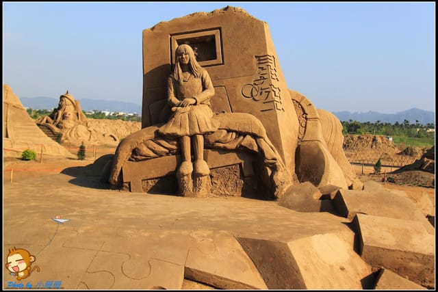 《遊記—南投》2012貓羅溪沙雕藝術節～不一樣的國片『藝』沙雕！