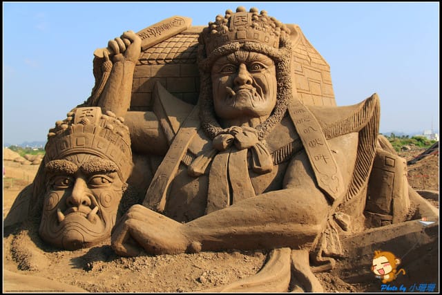 《遊記—南投》2012貓羅溪沙雕藝術節～不一樣的國片『藝』沙雕！