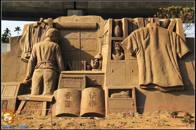 《遊記—南投》2012貓羅溪沙雕藝術節～不一樣的國片『藝』沙雕！