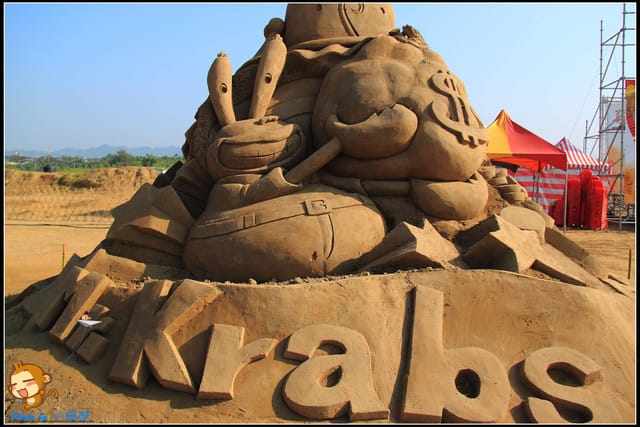 《遊記—南投》2012貓羅溪沙雕藝術節～不一樣的國片『藝』沙雕！