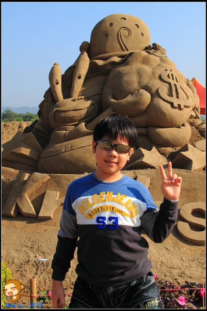 《遊記—南投》2012貓羅溪沙雕藝術節～不一樣的國片『藝』沙雕！