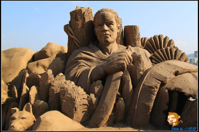 《遊記—南投》2012貓羅溪沙雕藝術節～不一樣的國片『藝』沙雕！