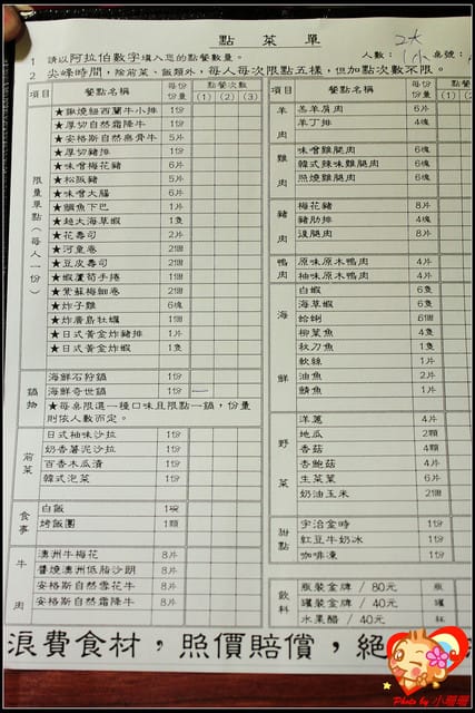 《食記—新北板橋》燒肉天國吃到飽～恨不得用三個胃來裝XD