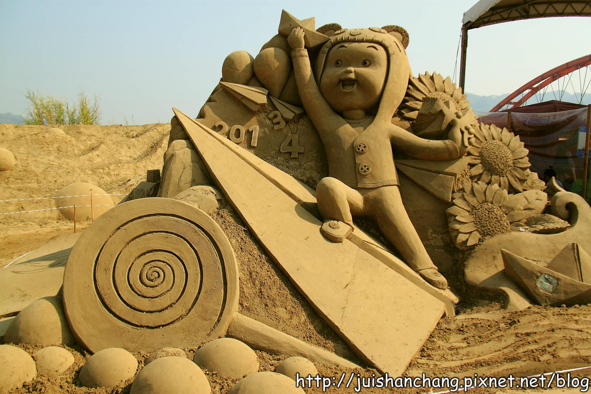 【遊記—南投】2014南投國際沙雕藝術節～誤闖沙漠？！　