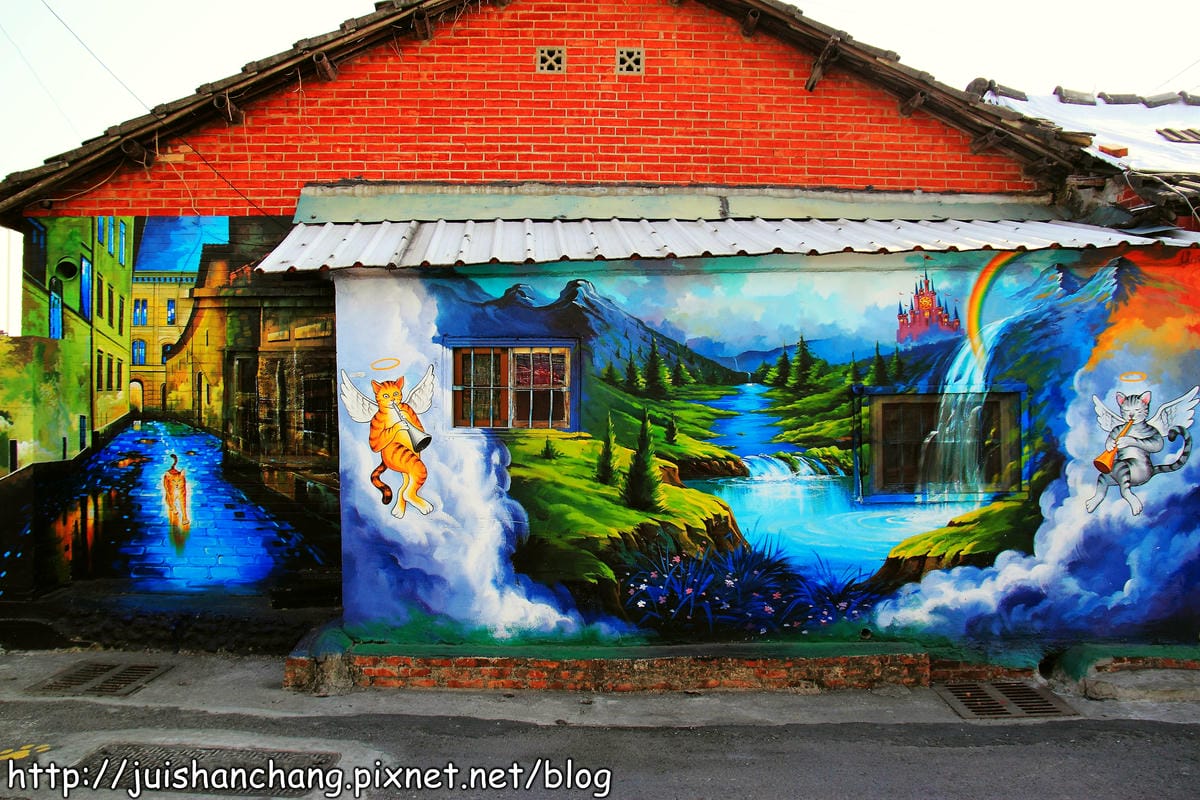 【遊記—雲林。虎尾】頂溪社區‧屋頂上的貓～一起來玩躲貓貓吧！