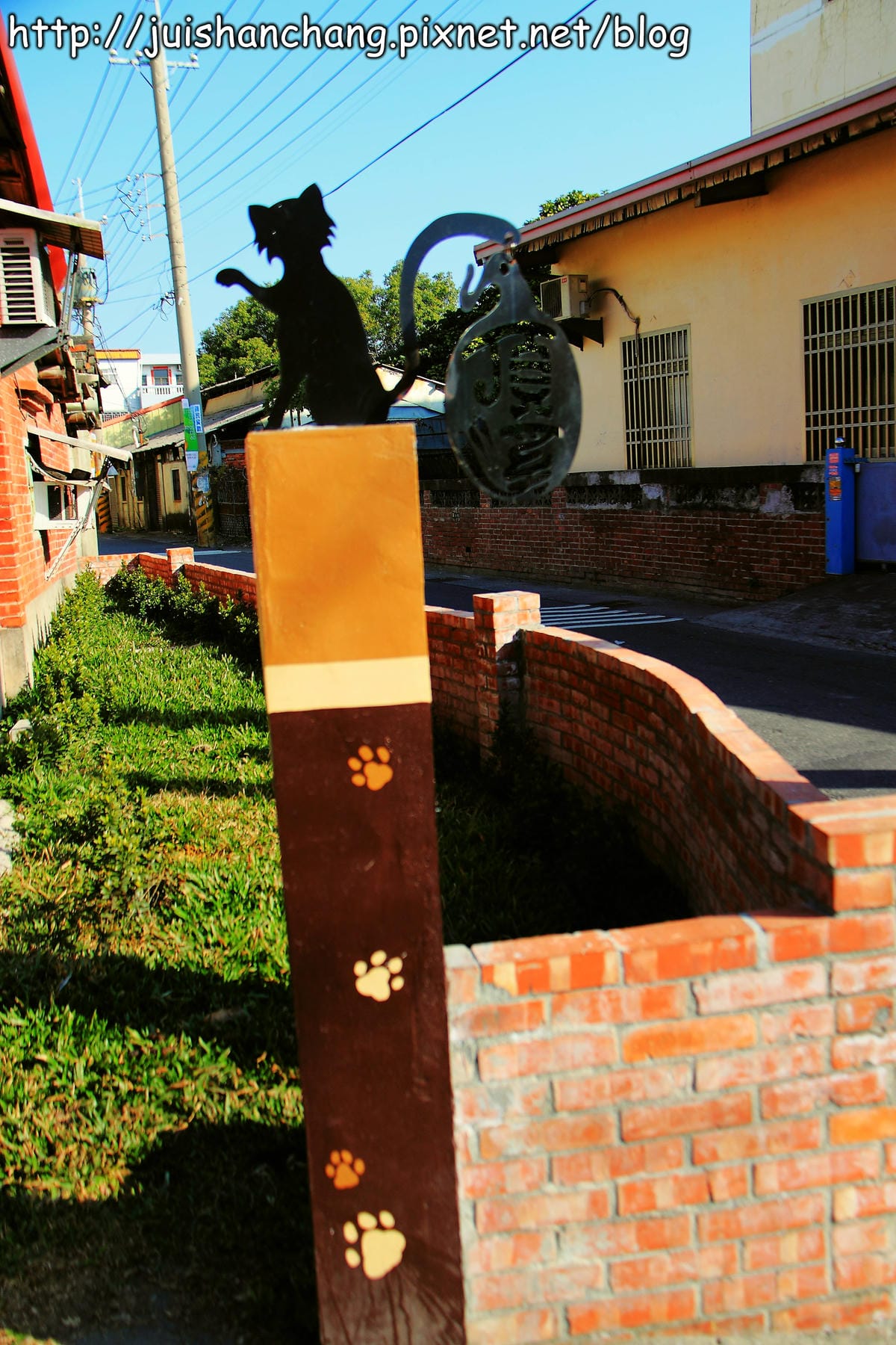 【遊記—雲林。虎尾】頂溪社區‧屋頂上的貓～一起來玩躲貓貓吧！
