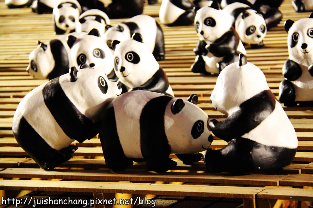 【遊記—台北】紙貓熊展，1600貓熊世界之旅～貓熊夜未眠？！　