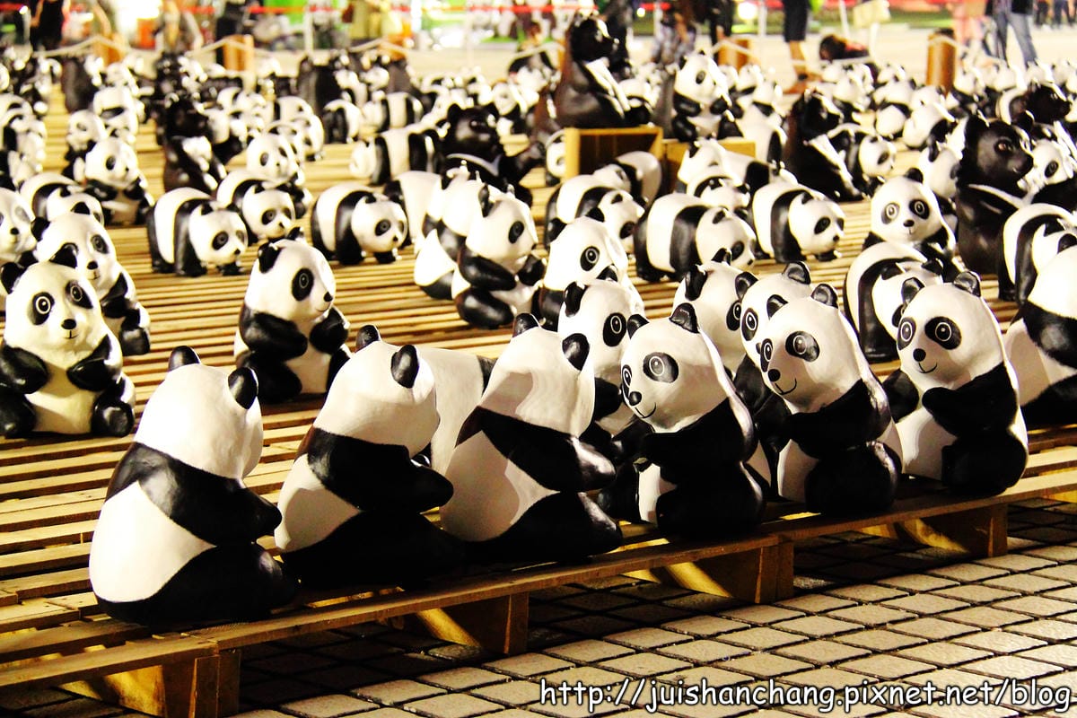 【遊記—台北】紙貓熊展，1600貓熊世界之旅～貓熊夜未眠？！　