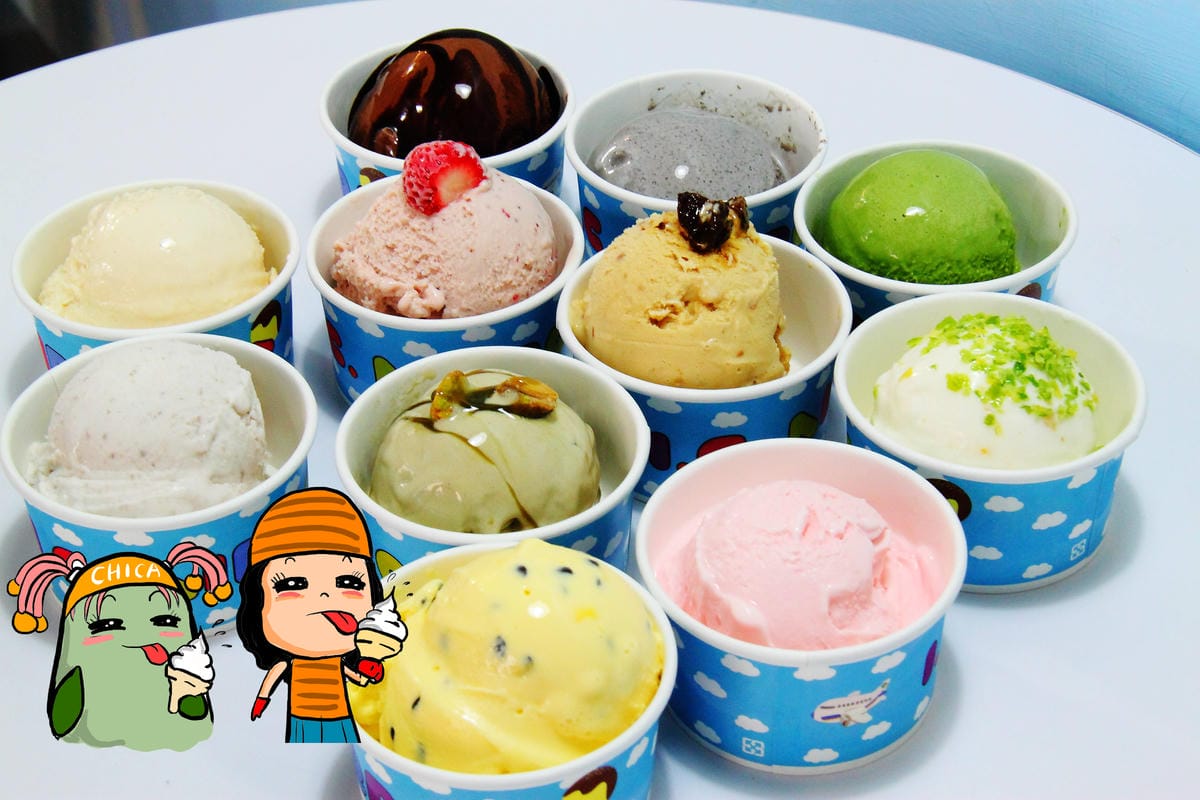 【跟著奇可吃遍“珊”珍海味—台北】I.C. Airport 冰淇淋專賣店～遇見新鮮！