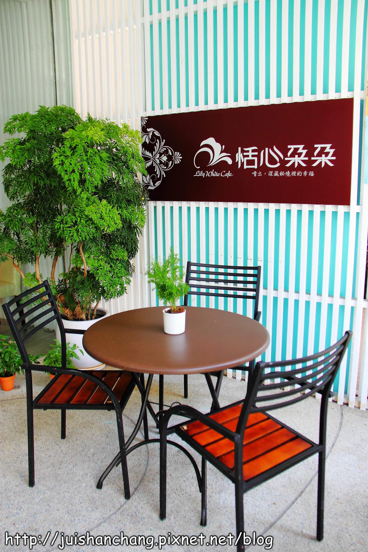 【食記—台中】恬心朵朵Lily White Cafe～用拉花一起替高雄祈福！(已歇業)