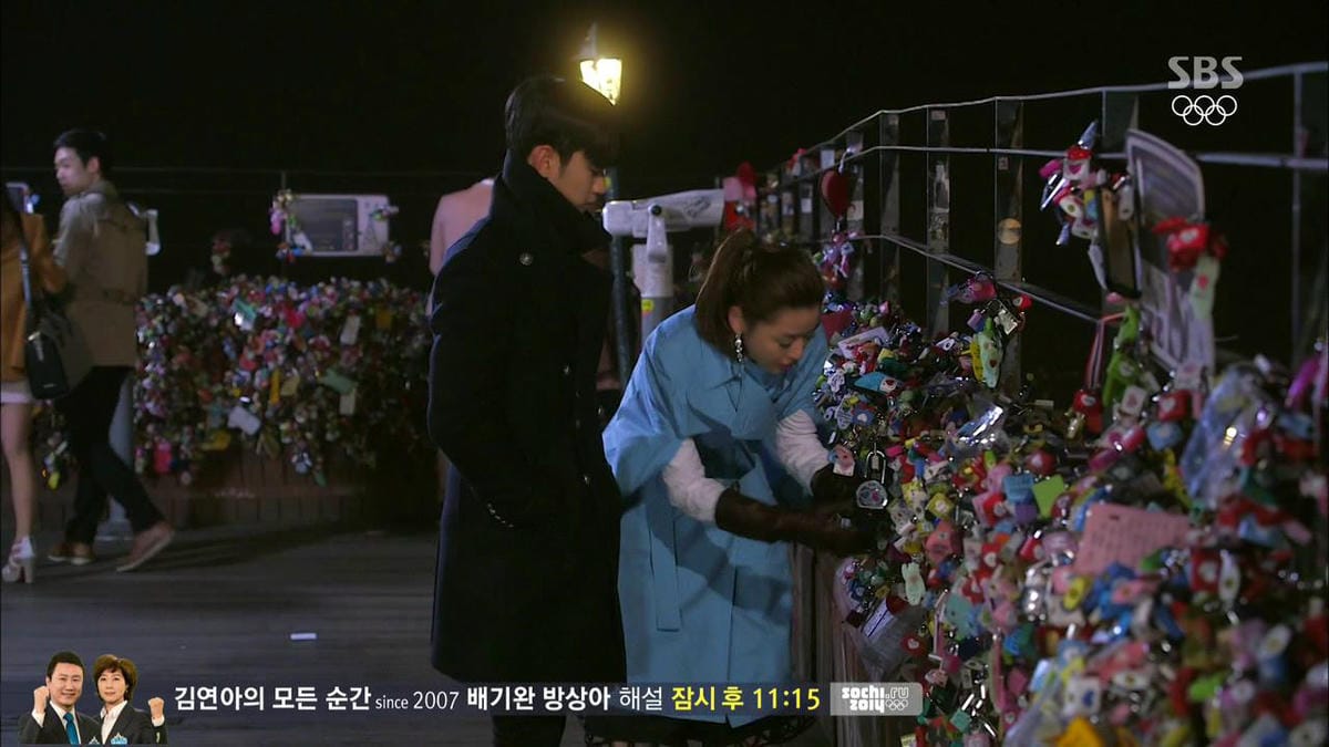 【2014。韓國首爾自由行║明洞站】南山N首爾塔～『來自星星的你』千頌伊與都敏俊約會的浪漫地