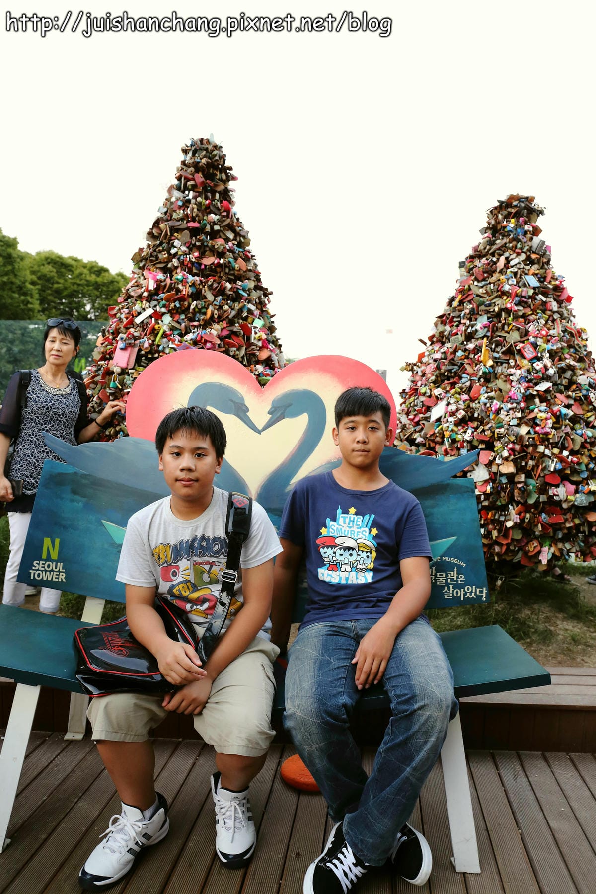 【2014。韓國首爾自由行║明洞站】南山N首爾塔～『來自星星的你』千頌伊與都敏俊約會的浪漫地