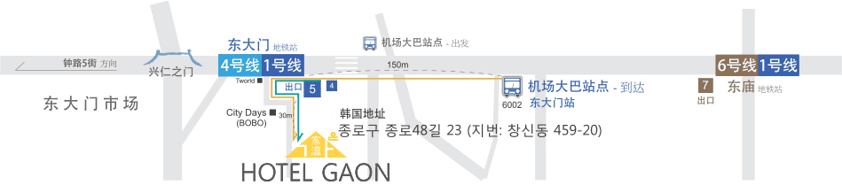 【2014。韓國首爾住宿推薦║東大門站】HOTEL GAON～地中海風情民宿