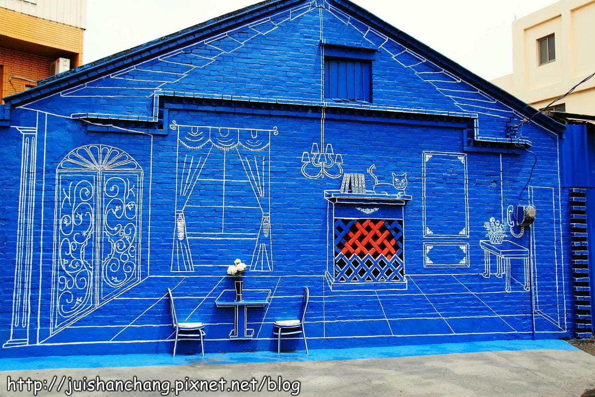 【遊記║彰化】福寶乳牛彩繪村～乳牛的故鄉，發現傳說中的藍晒圖？！