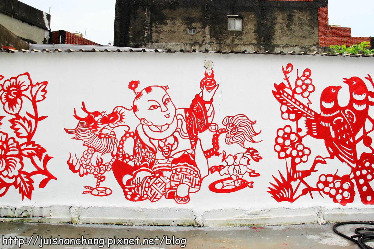 【遊記║彰化】福寶乳牛彩繪村～乳牛的故鄉，發現傳說中的藍晒圖？！