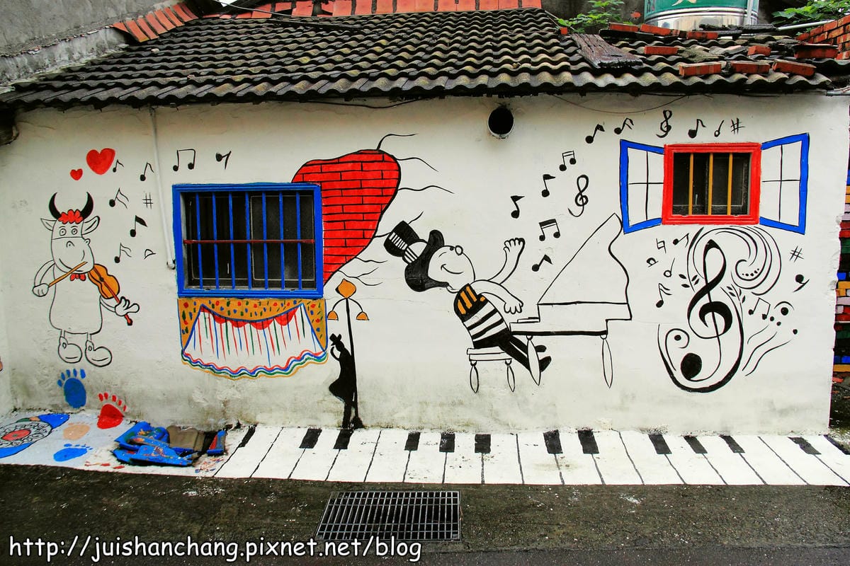 【遊記║彰化】福寶乳牛彩繪村～乳牛的故鄉，發現傳說中的藍晒圖？！