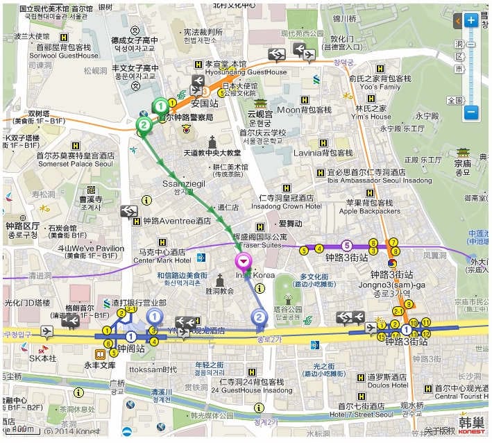 【2014。韓國首爾自由行║鐘閣站】古館韓服體驗～皇太子、中殿娘娘任你變變變！