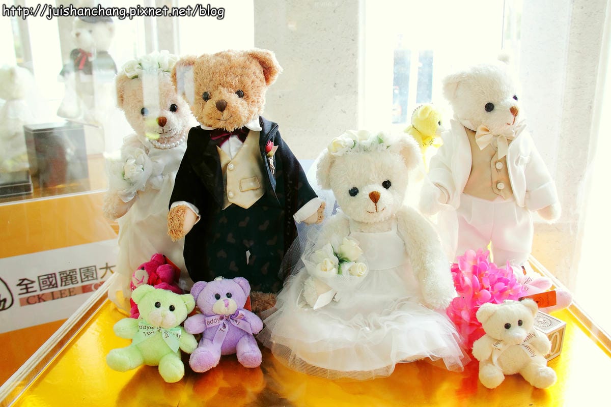 【食║彰化花壇】全國麗園咖啡廳～泰迪熊主題咖啡廳，萌殺啦！
