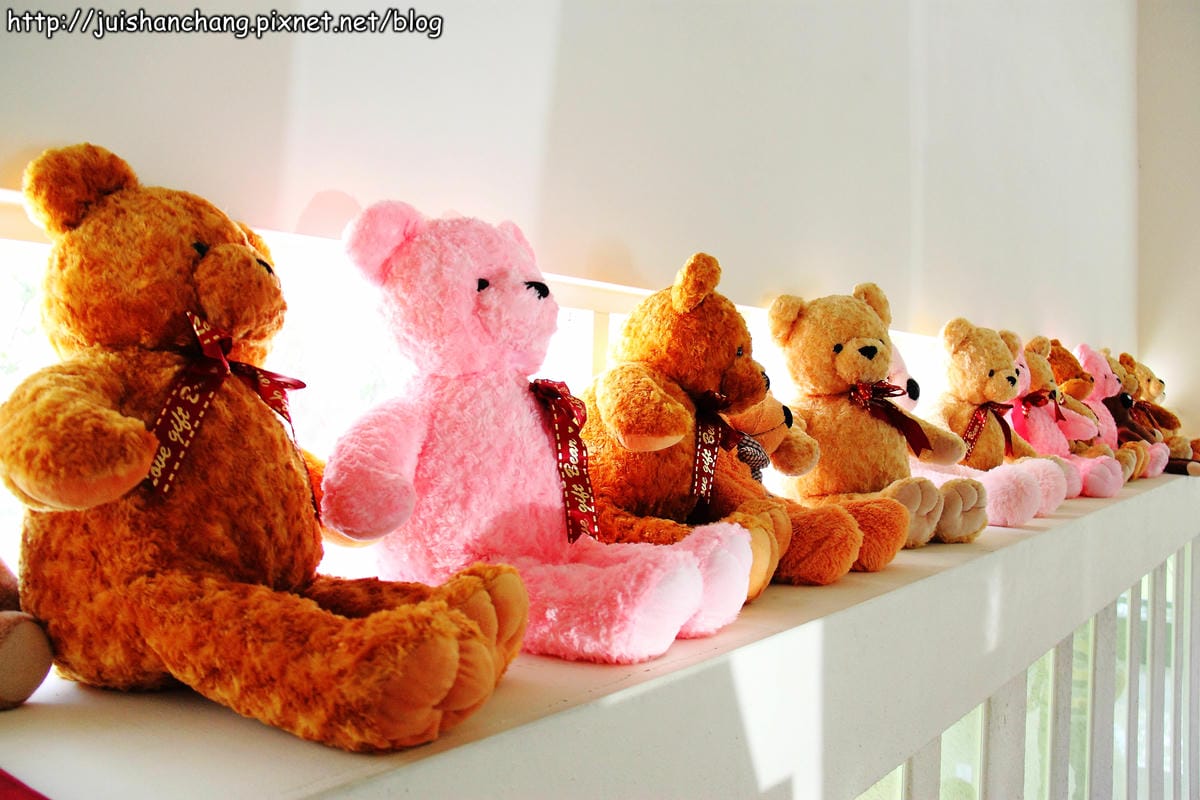 【食║彰化花壇】全國麗園咖啡廳～泰迪熊主題咖啡廳，萌殺啦！