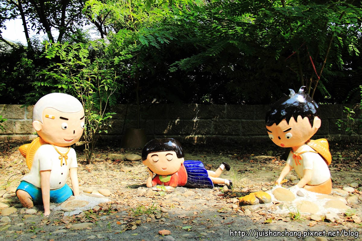 【遊║嘉義新港】板頭村交趾剪粘藝術村～充滿童趣的小村落，來玩抓迷藏吧！
