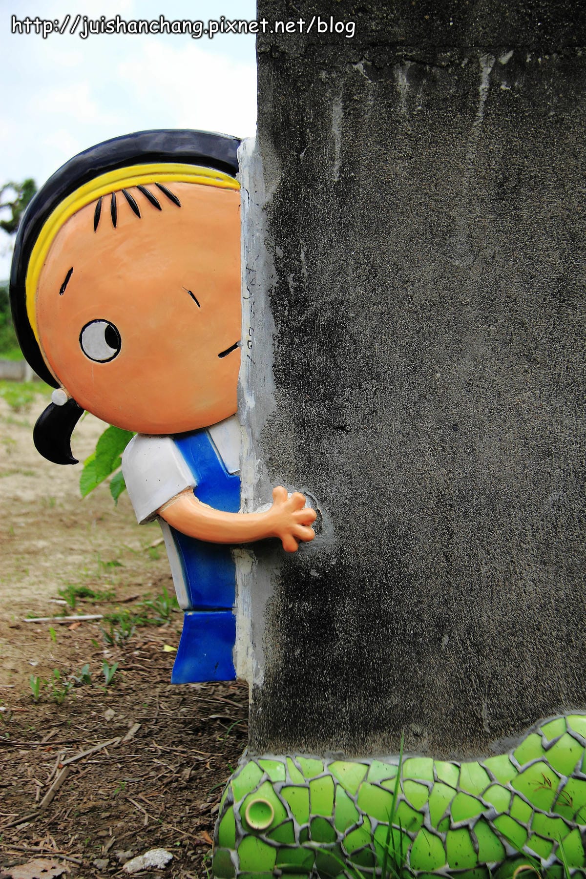 【遊║嘉義新港】板頭村交趾剪粘藝術村～充滿童趣的小村落，來玩抓迷藏吧！