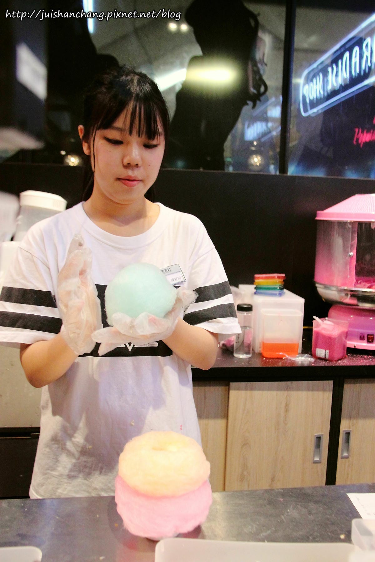 【食║台北】韓國GLAMAIR棉花糖冰淇淋〜雨天限量版烏雲棉花糖+彩虹棉花糖，棉花糖冰淇淋擄獲少女心。。。