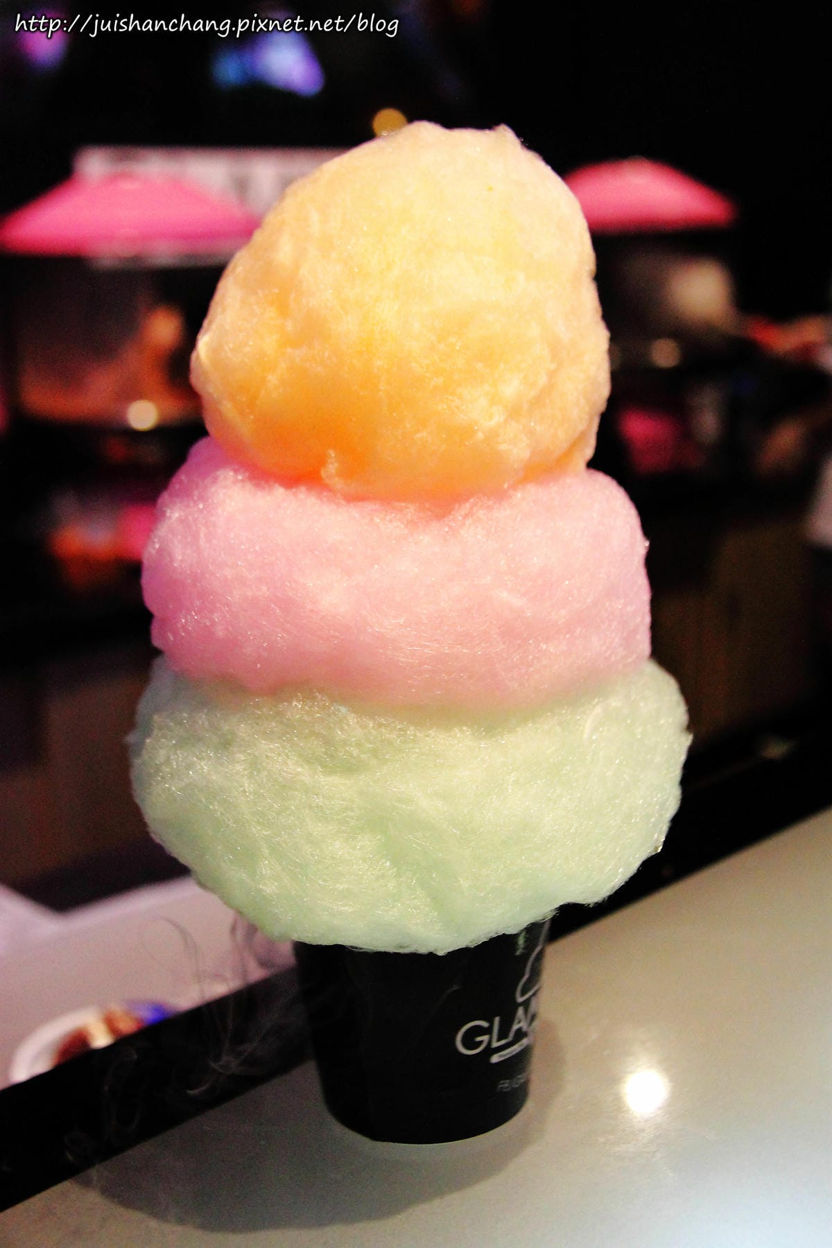 【食║台北】韓國GLAMAIR棉花糖冰淇淋〜雨天限量版烏雲棉花糖+彩虹棉花糖，棉花糖冰淇淋擄獲少女心。。。