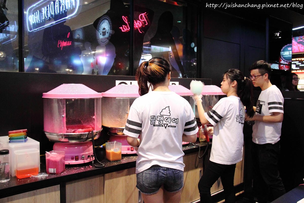 【食║台北】韓國GLAMAIR棉花糖冰淇淋〜雨天限量版烏雲棉花糖+彩虹棉花糖，棉花糖冰淇淋擄獲少女心。。。