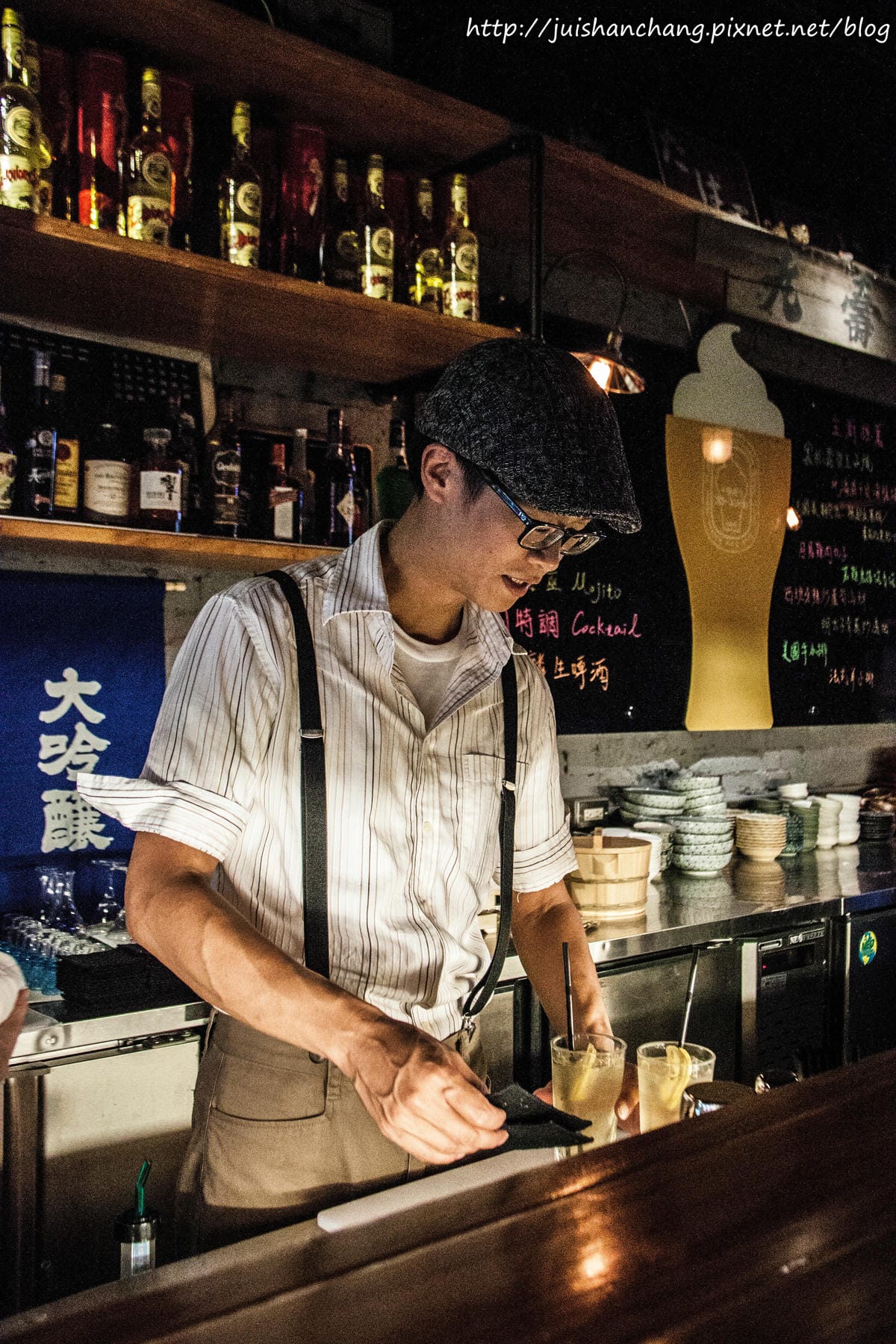 【食║台北】57食堂酒場-餐酒館Bistro～引領遼寧街夜市新風潮。喝杯小酒配上一些下酒菜，不用花大錢也能吃得到！