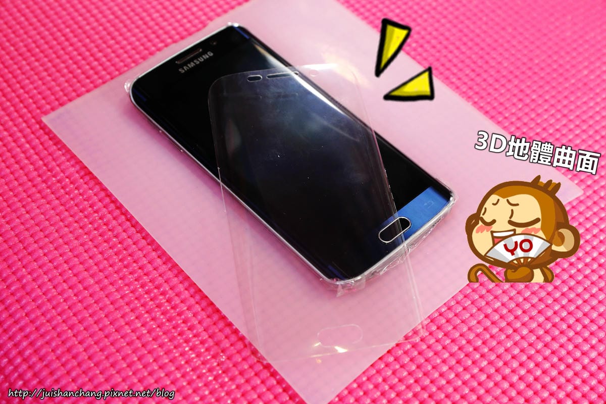 【體驗║包膜推薦】嚴選名膜。新手機穿新衣之全機包膜體驗〜GALAXY S6 Edge 透明服貼[全滿版] 3D立體曲面螢幕保護貼。超服貼/售後服務/不滿意不用錢/GALAXY S6 Edge保護貼全滿版／全機抗刮包膜
