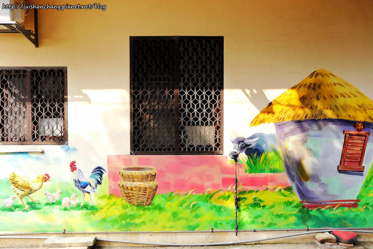 【遊║桃園蘆竹】坑口彩繪村～我也牽過牛！彷彿看到一張張60年代農村老照片，浮現童年回憶