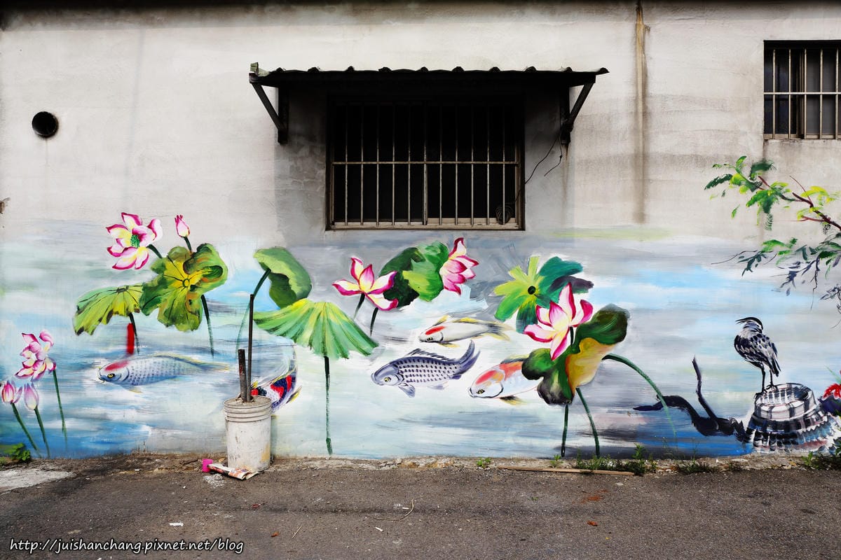 【遊║桃園蘆竹】坑口彩繪村～我也牽過牛！彷彿看到一張張60年代農村老照片，浮現童年回憶