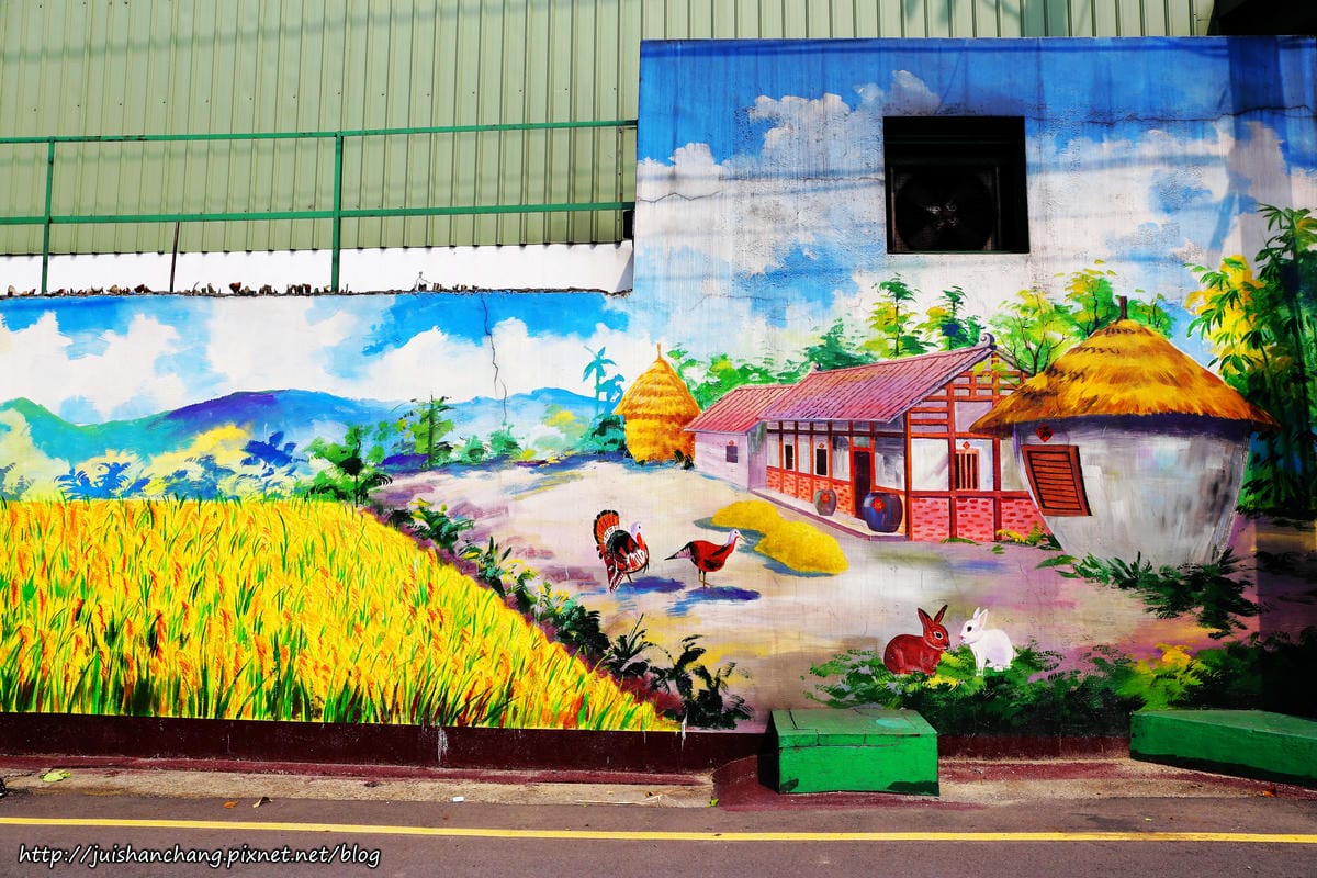 【遊║桃園蘆竹】坑口彩繪村～我也牽過牛！彷彿看到一張張60年代農村老照片，浮現童年回憶