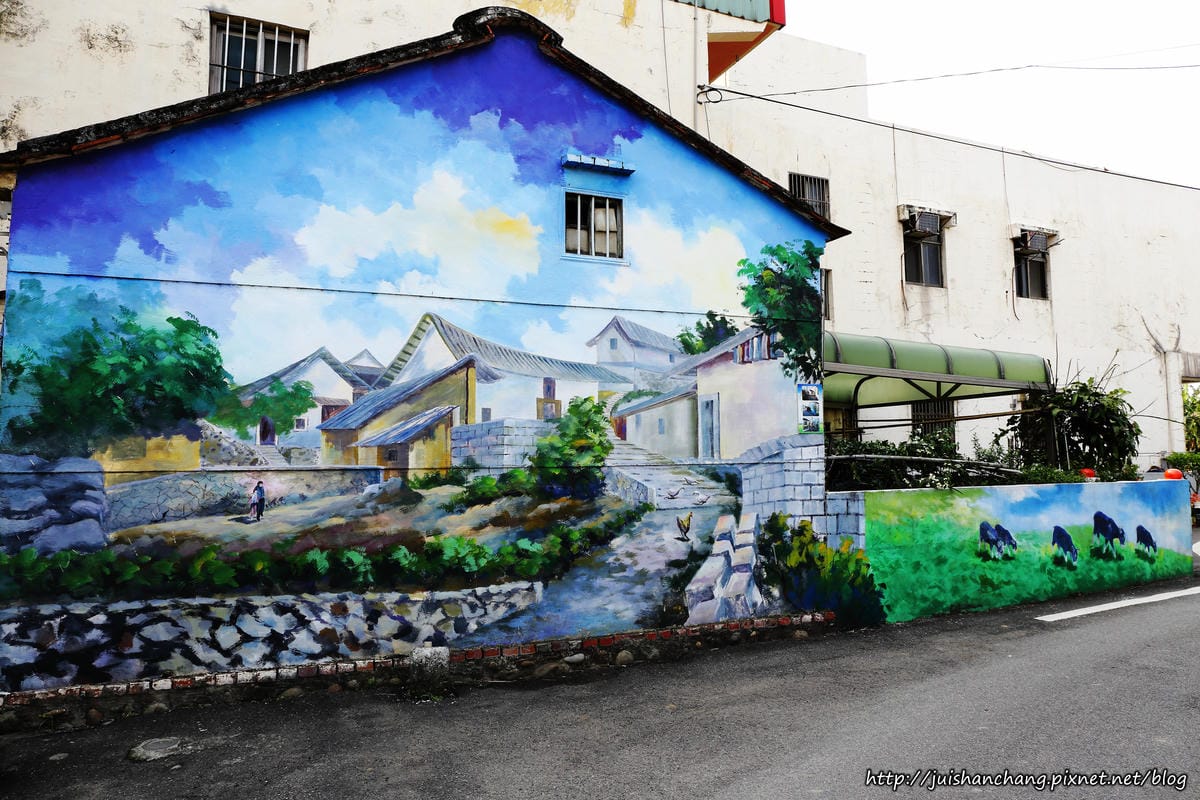 【遊║桃園蘆竹】坑口彩繪村～我也牽過牛！彷彿看到一張張60年代農村老照片，浮現童年回憶
