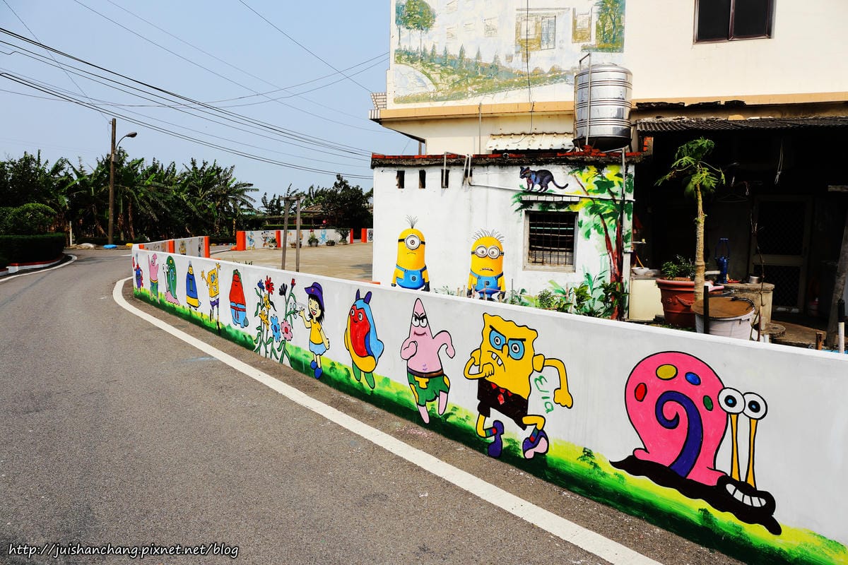 【遊║桃園蘆竹】坑口彩繪村～我也牽過牛！彷彿看到一張張60年代農村老照片，浮現童年回憶