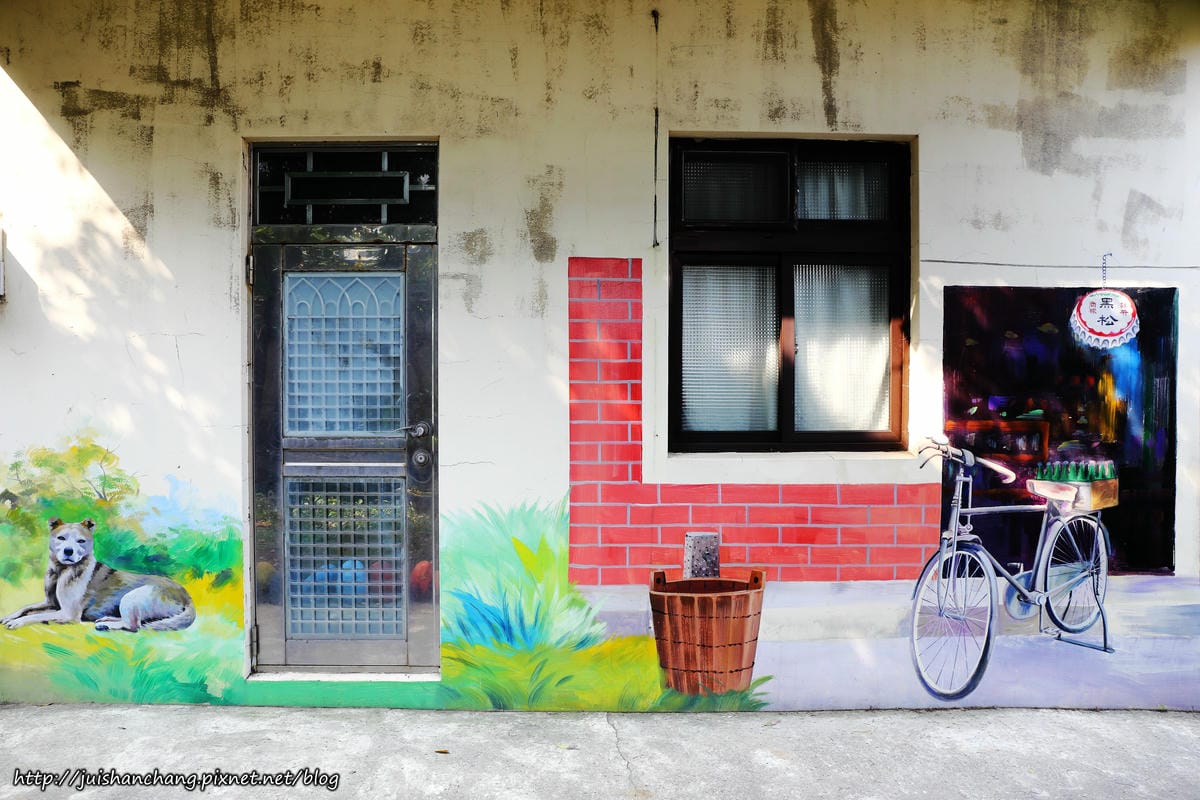 【遊║桃園蘆竹】坑口彩繪村～我也牽過牛！彷彿看到一張張60年代農村老照片，浮現童年回憶